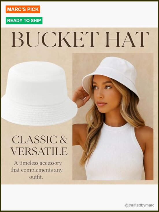 12 Bulk Cotton Bucket Hats Unisex Adult Sun Protection Foldable Fishing